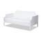 Baxton Studio Mariana White Finished Wood Twin Size Daybed 158-9640 - alternate 1